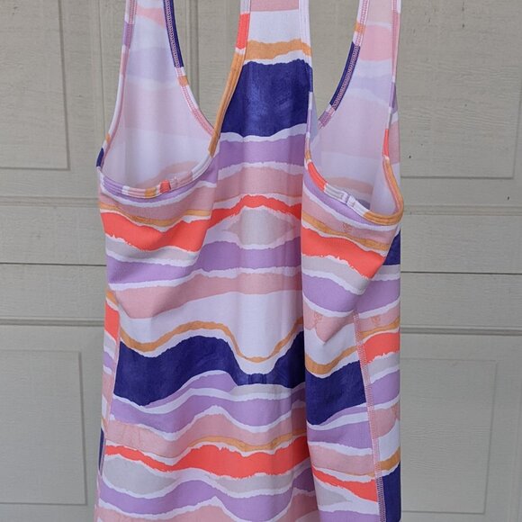 lululemon athletica Tops - Lululemon Athletica Cool Racerback Tank in the Beacher Stripe